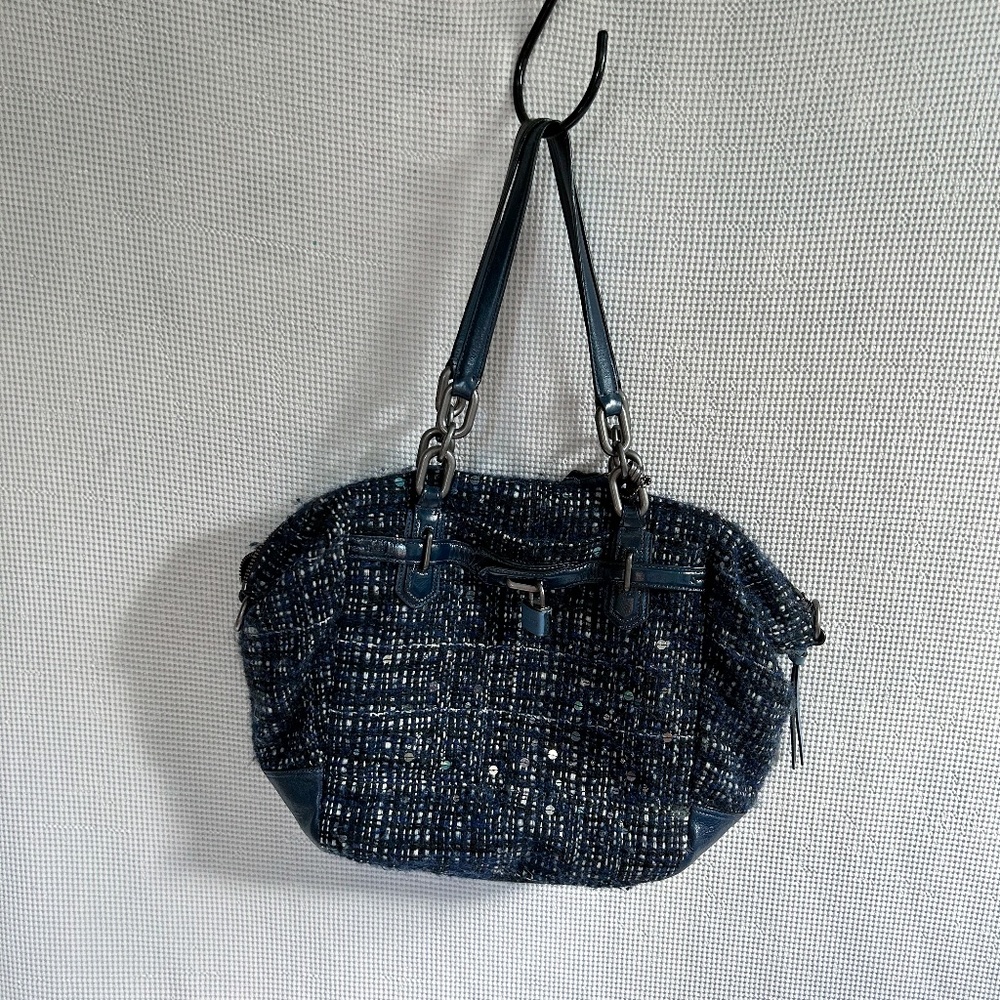 Blue Coach Chelsea Bounce Emerson Purse